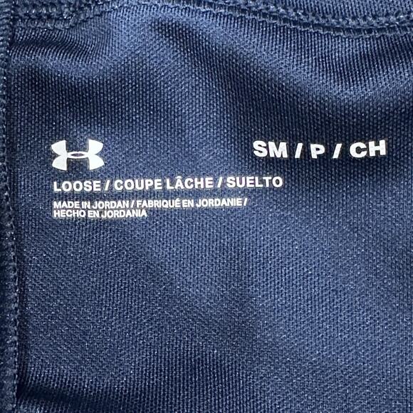 Under Armour Pants Womens Small Blue Loose Fit Joggers Athletic Workout Training - Picture 3 of 8
